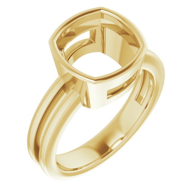 Bezel-Set Solitaire Ring