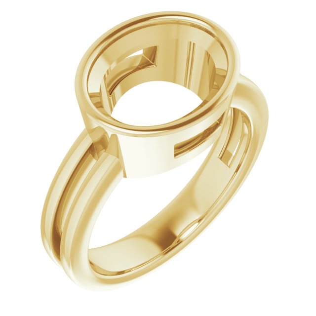 Bezel-Set Solitaire Ring