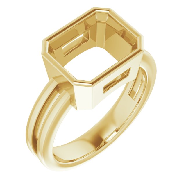 Bezel-Set Solitaire Ring