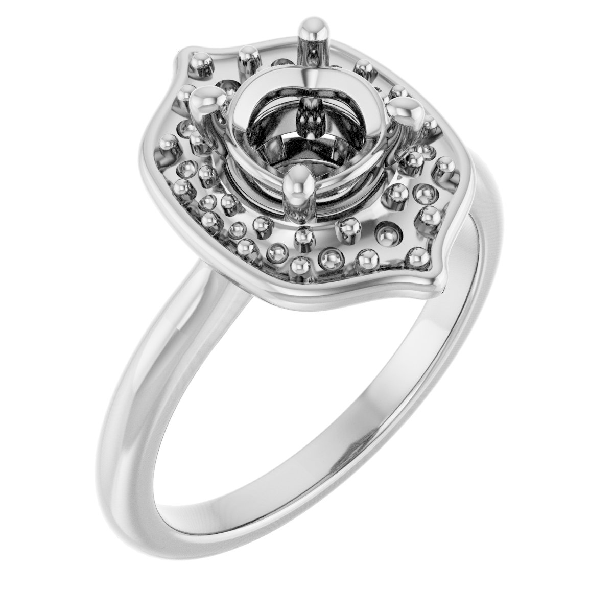 Halo-Style Engagement Ring