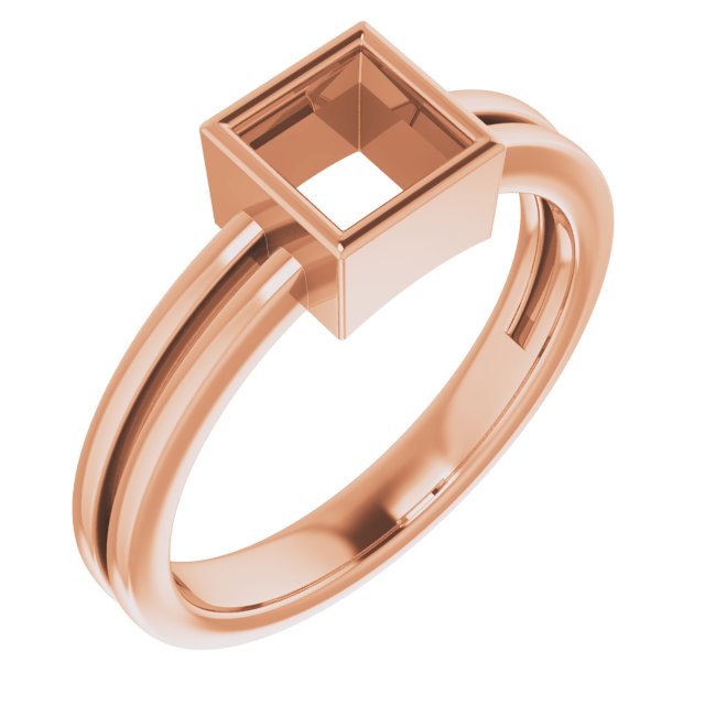 Bezel-Set Solitaire Ring