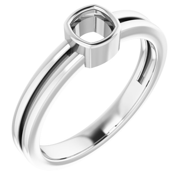 Bezel-Set Solitaire Ring