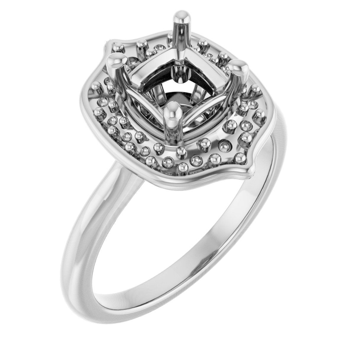Halo-Style Engagement Ring
