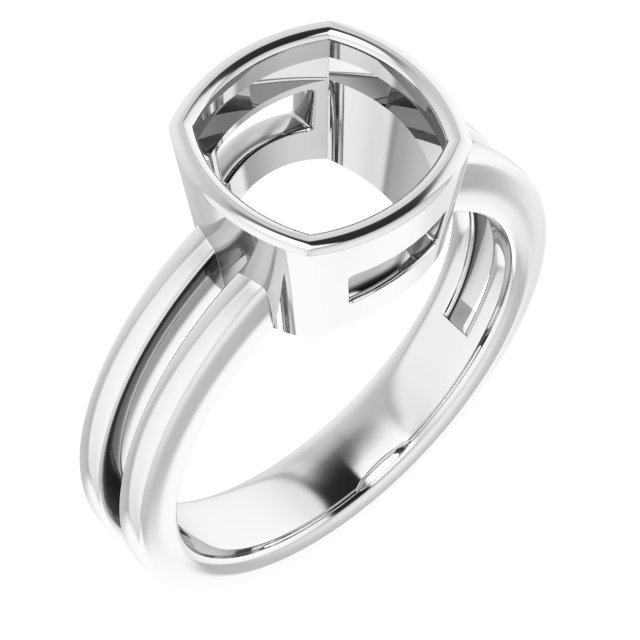 Bezel-Set Solitaire Ring