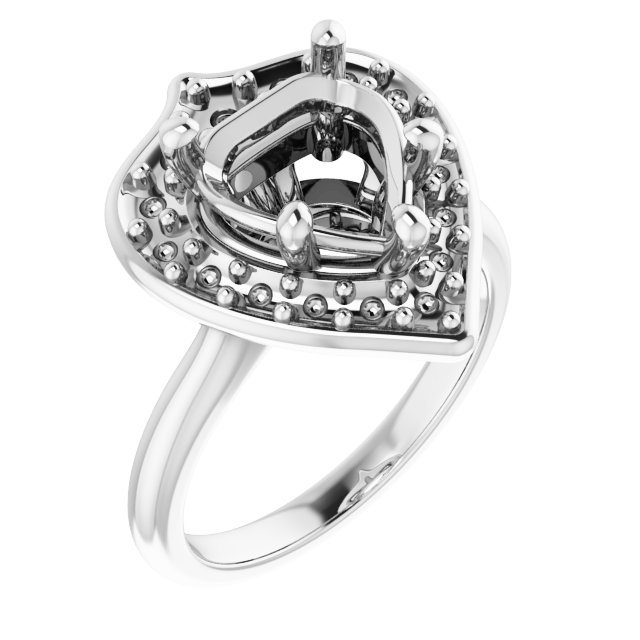 Halo-Style Engagement Ring