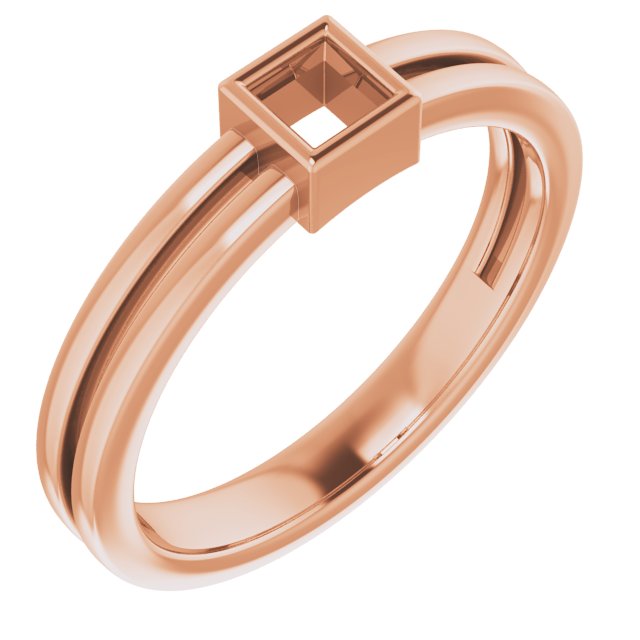 Bezel-Set Solitaire Ring