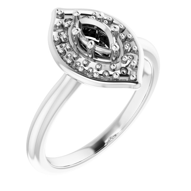Halo-Style Engagement Ring