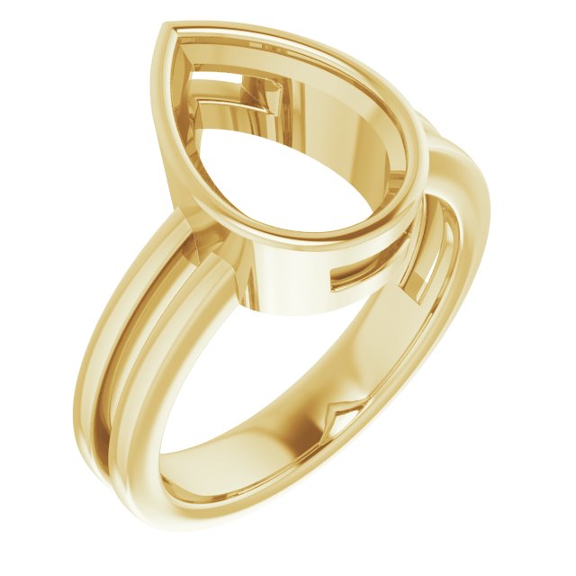 Bezel-Set Solitaire Ring