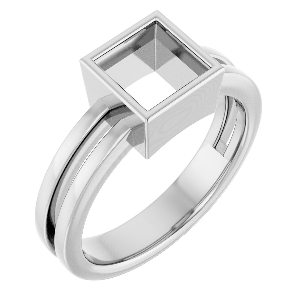 Bezel-Set Solitaire Ring