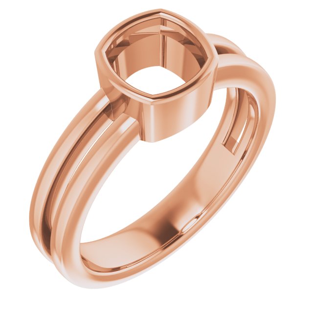 Bezel-Set Solitaire Ring
