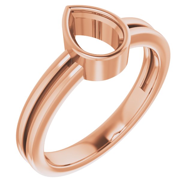 Bezel-Set Solitaire Ring