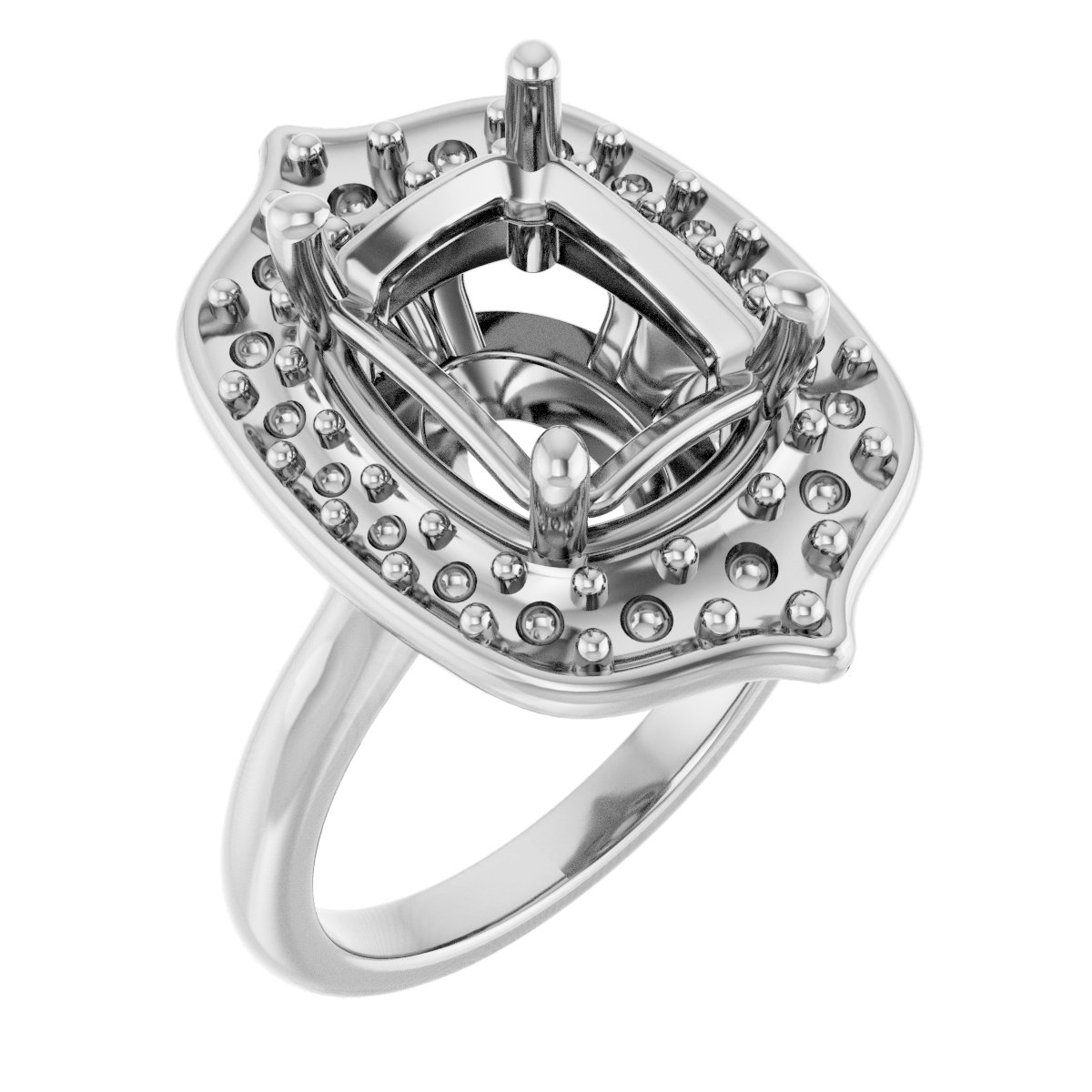 Halo-Style Engagement Ring