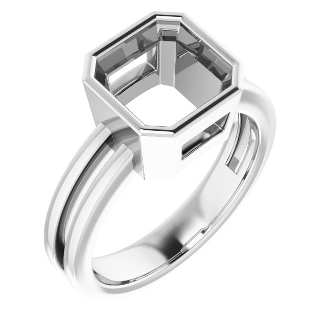 Bezel-Set Solitaire Ring