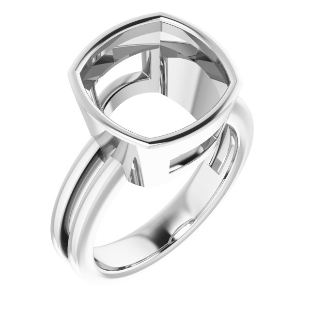 Bezel-Set Solitaire Ring