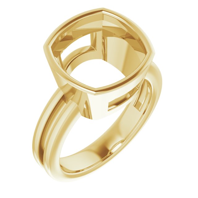 Bezel-Set Solitaire Ring
