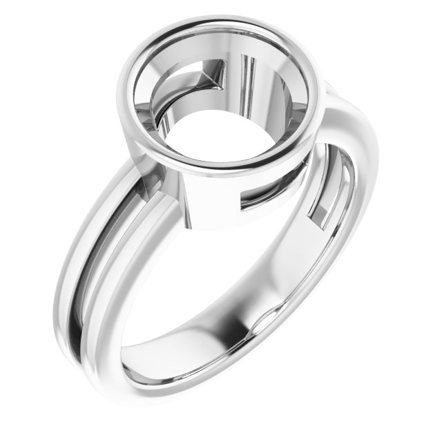 Bezel-Set Solitaire Ring