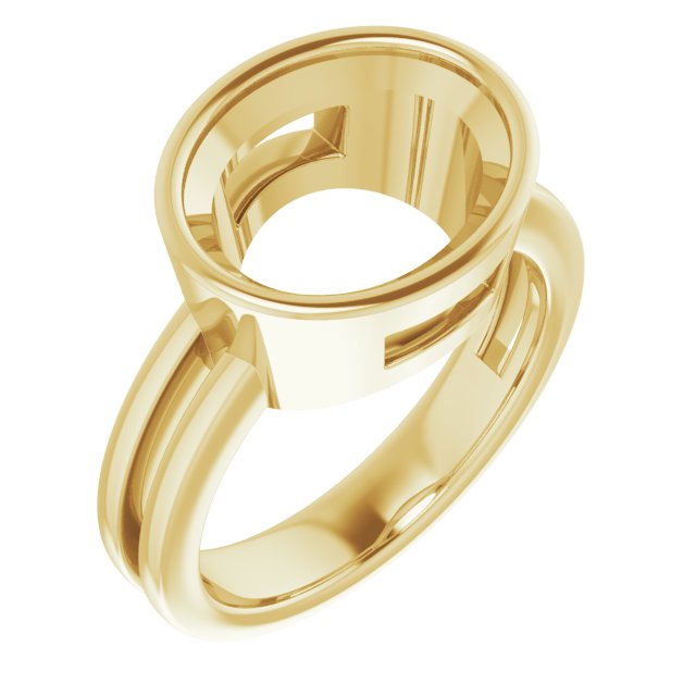 Bezel-Set Solitaire Ring