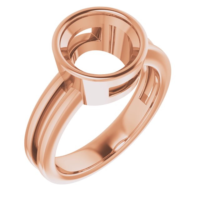 Bezel-Set Solitaire Ring