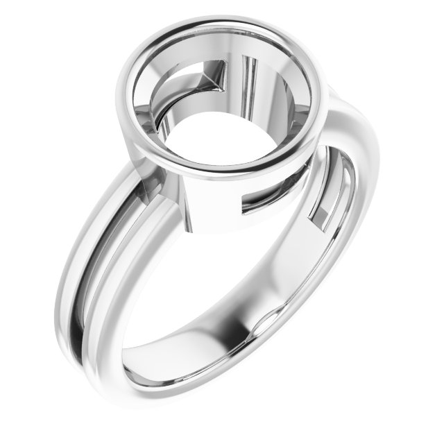 Bezel-Set Solitaire Ring