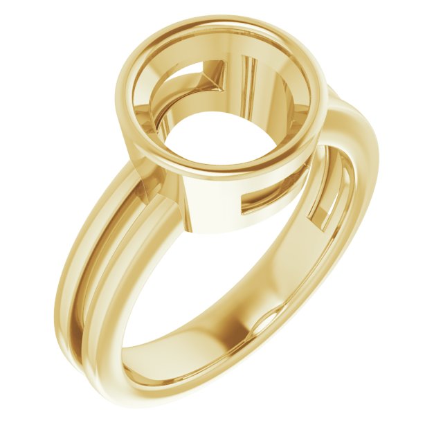 Bezel-Set Solitaire Ring