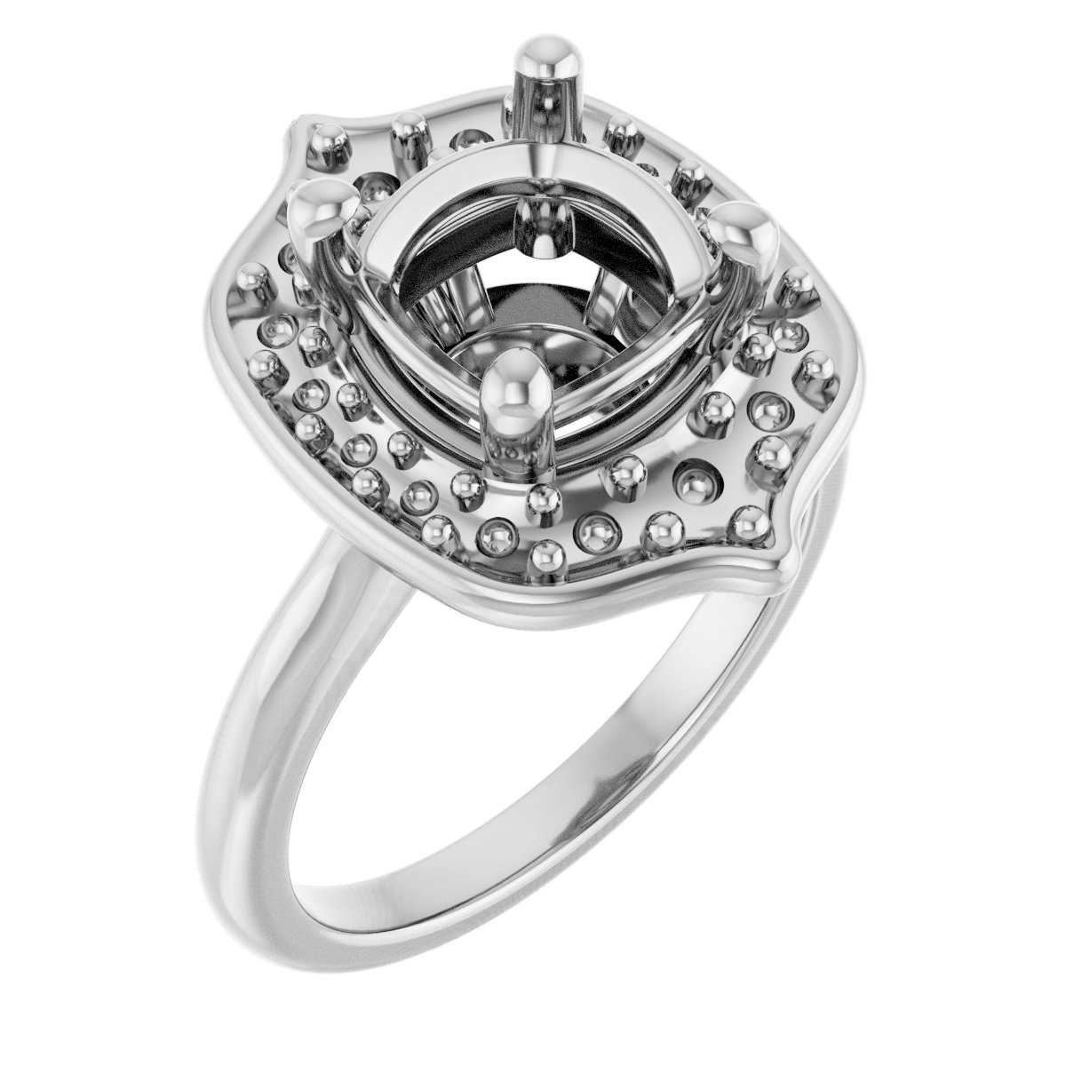 Halo-Style Engagement Ring