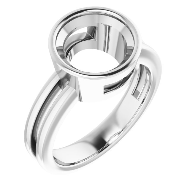 Bezel-Set Solitaire Ring