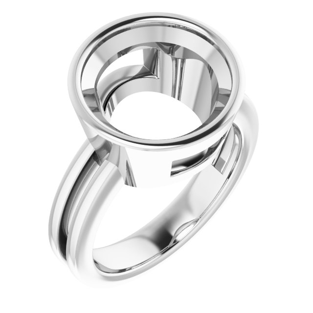 Bezel-Set Solitaire Ring
