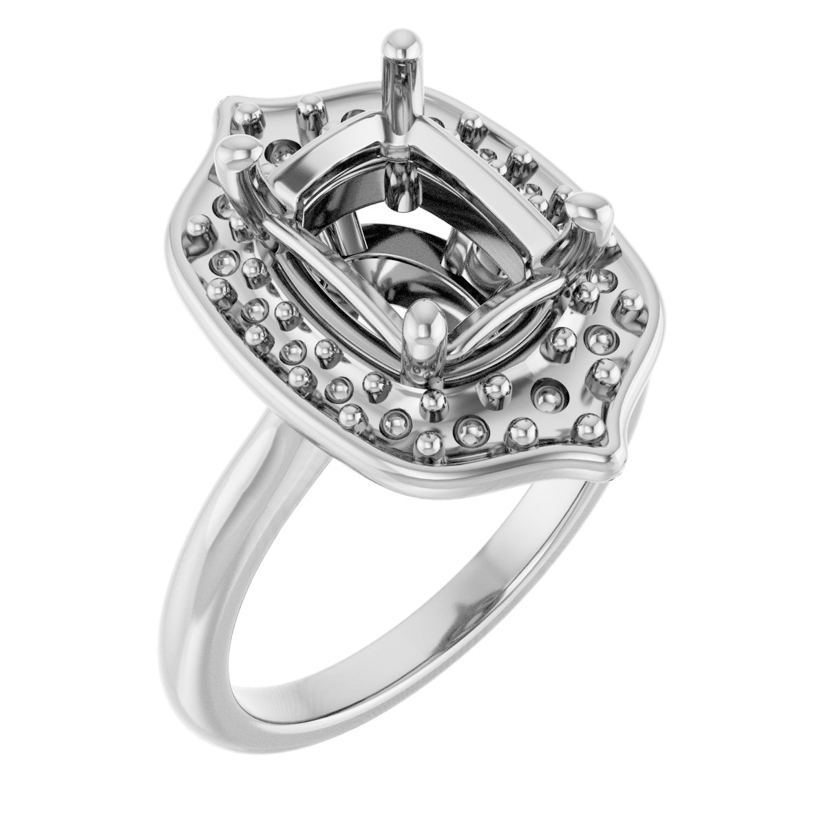 Halo-Style Engagement Ring