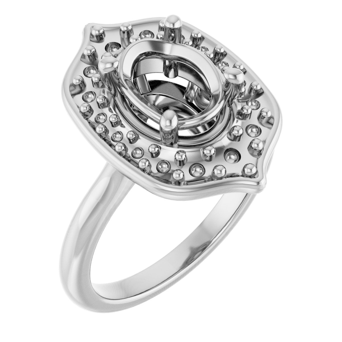 Halo-Style Engagement Ring