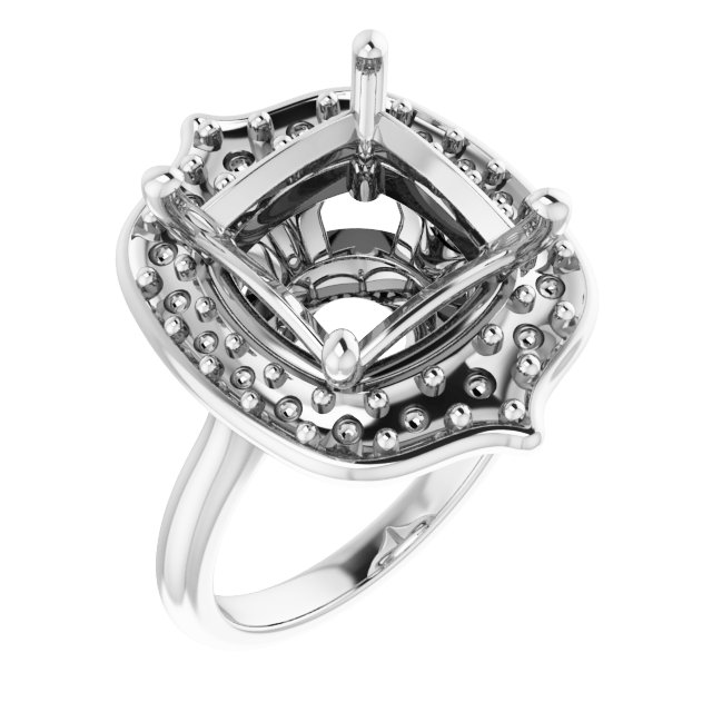 Halo-Style Engagement Ring