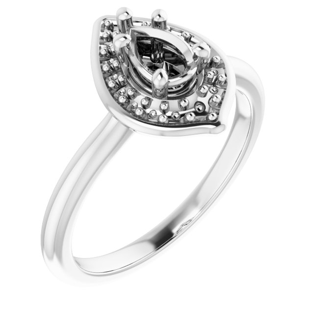 Halo-Style Engagement Ring