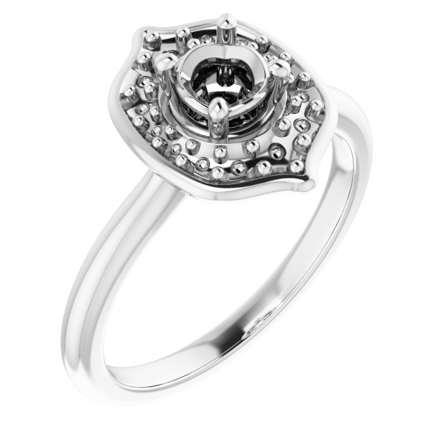 Halo-Style Engagement Ring