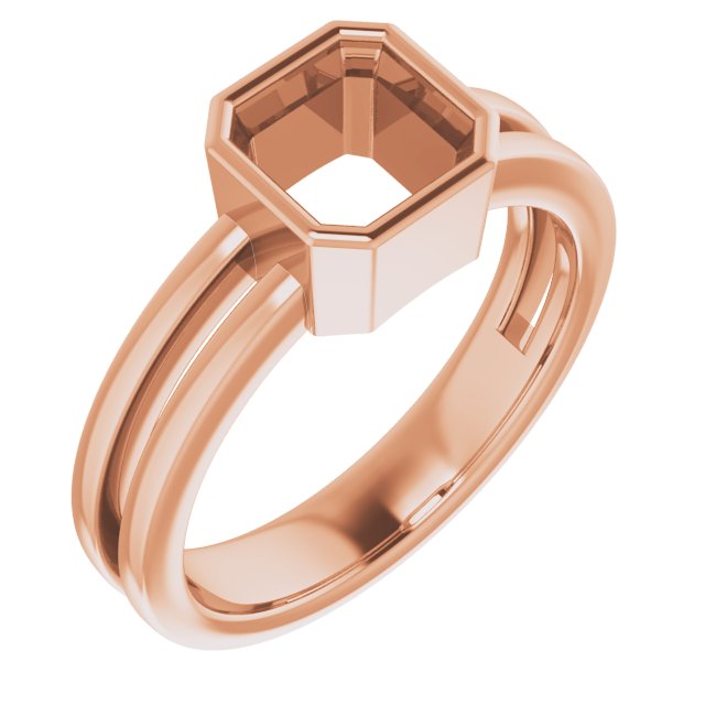 Bezel-Set Solitaire Ring