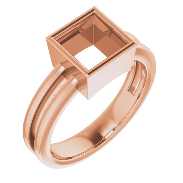 Bezel-Set Solitaire Ring