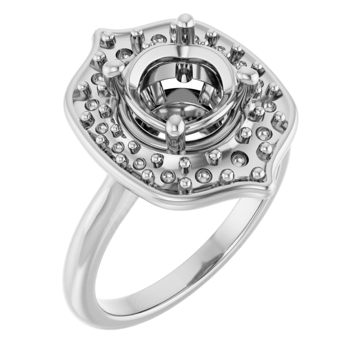 Halo-Style Engagement Ring