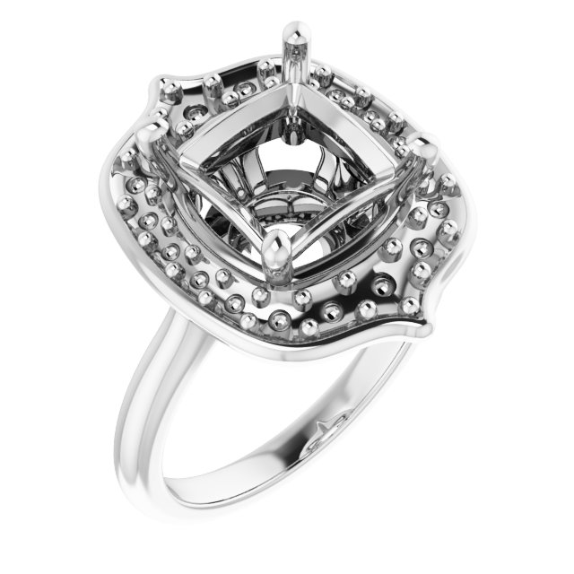 Halo-Style Engagement Ring
