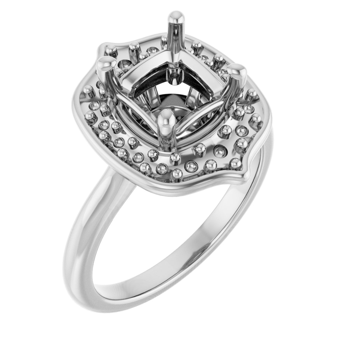 Halo-Style Engagement Ring