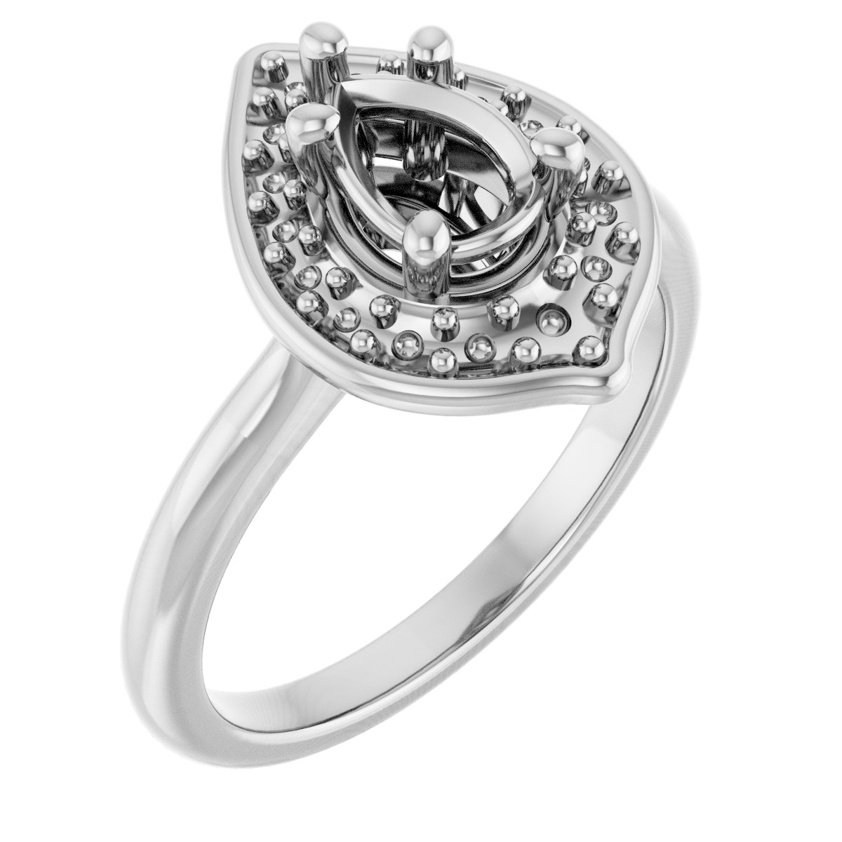 Halo-Style Engagement Ring