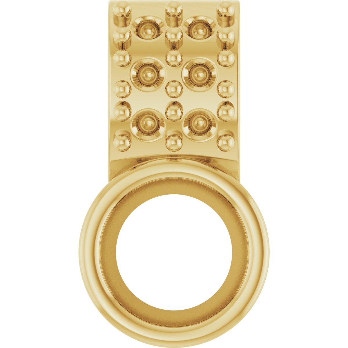 Accented Bezel-Set Pendant