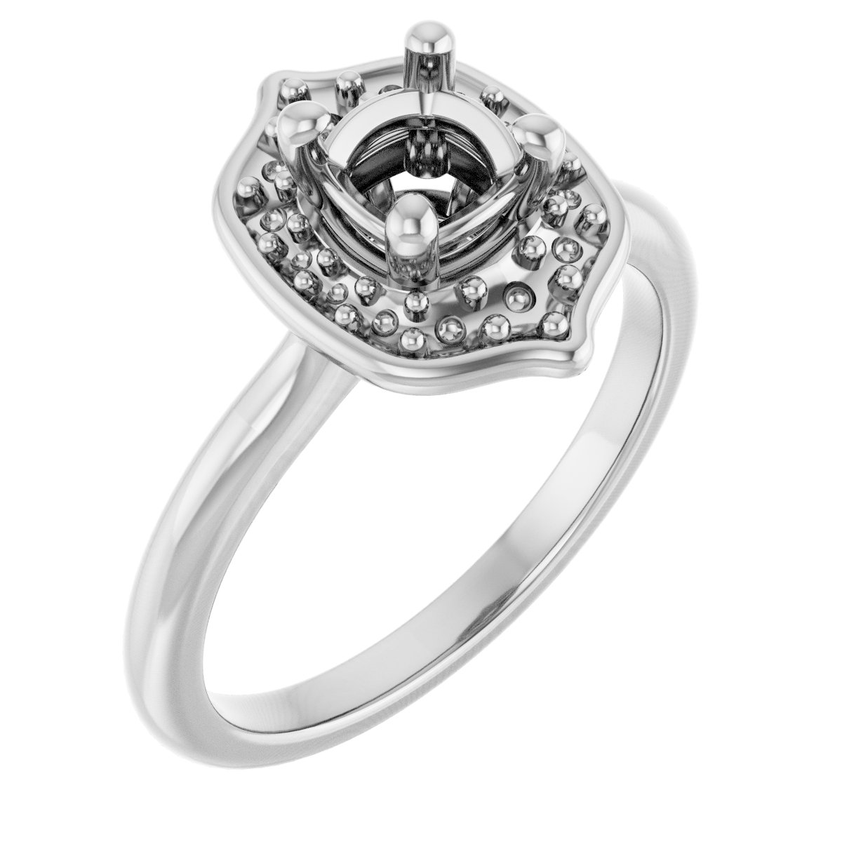 Halo-Style Engagement Ring