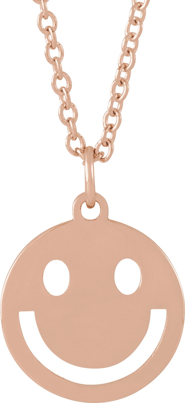 Smiley Face Necklace or Pendant