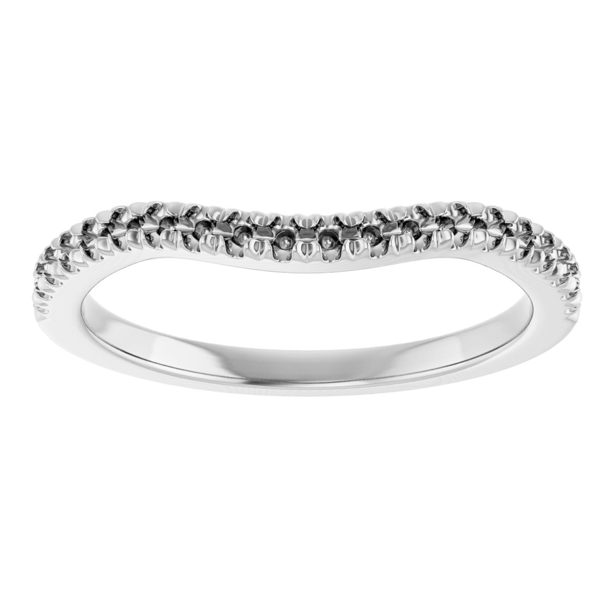 Band Mounting for 8x6 mm Oval Ring view 3