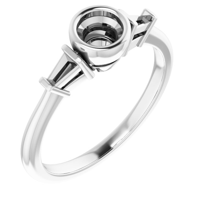 Bezel-Set Engagement Ring