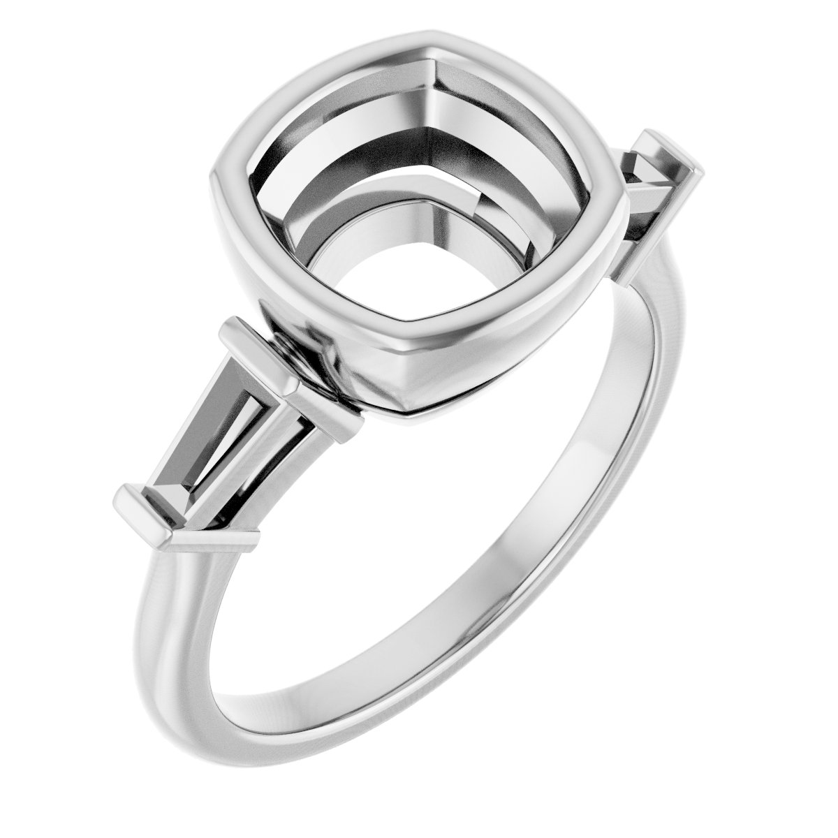 Bezel-Set Engagement Ring
