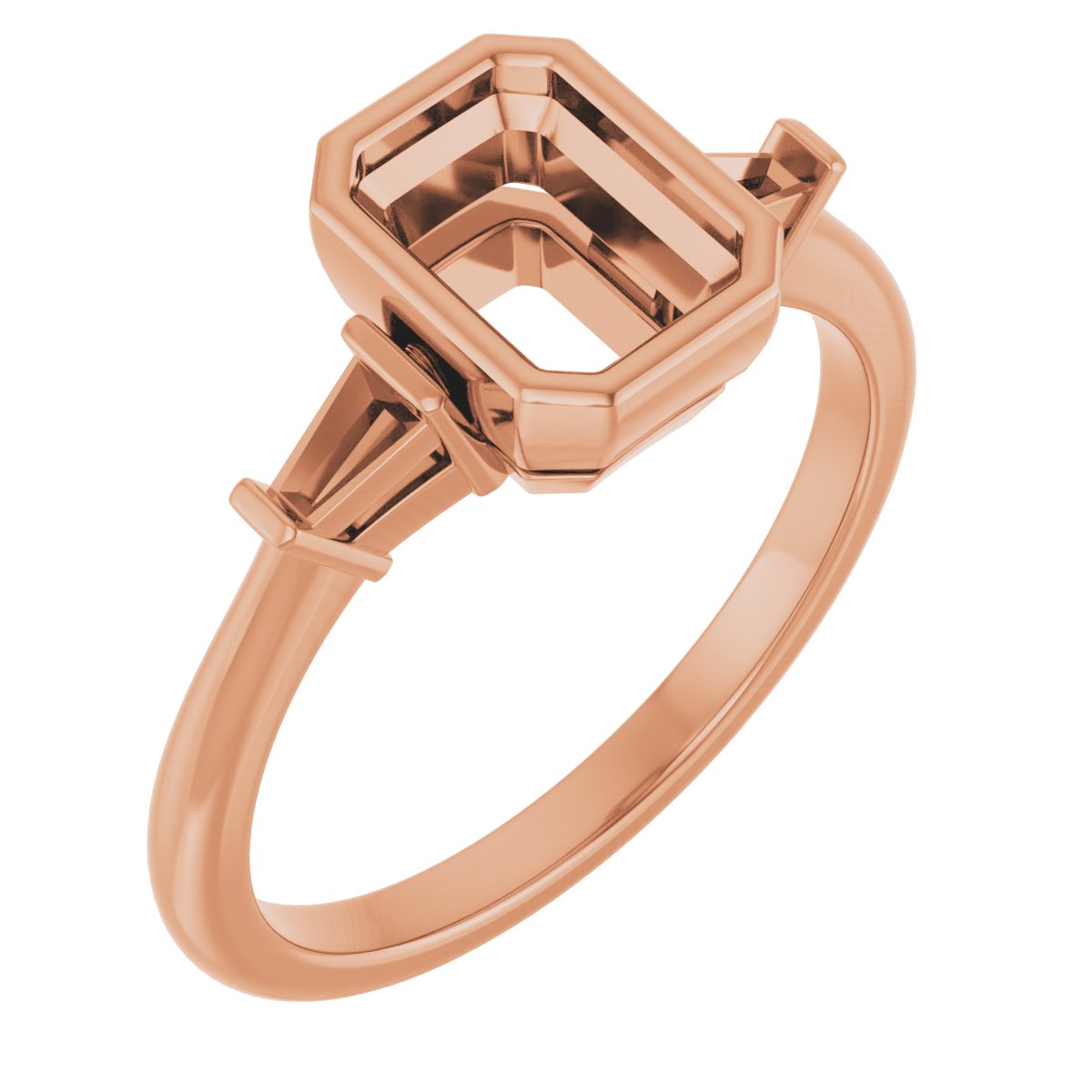 Bezel-Set Engagement Ring