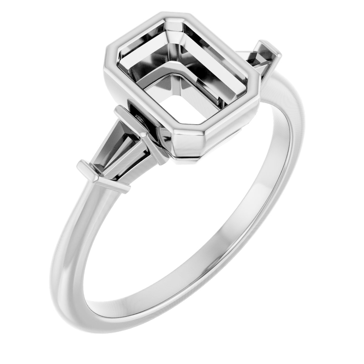 Bezel-Set Engagement Ring