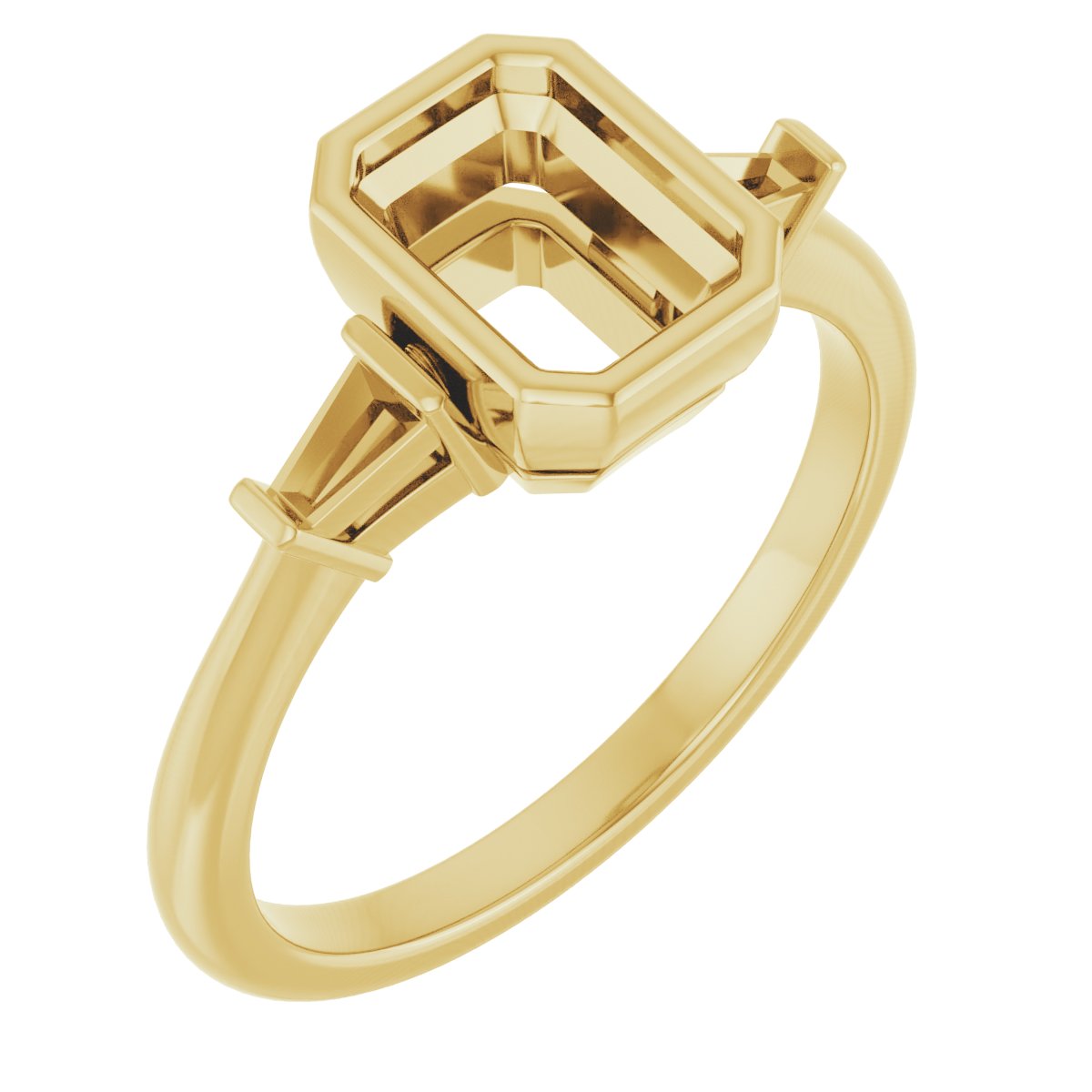 Bezel-Set Engagement Ring