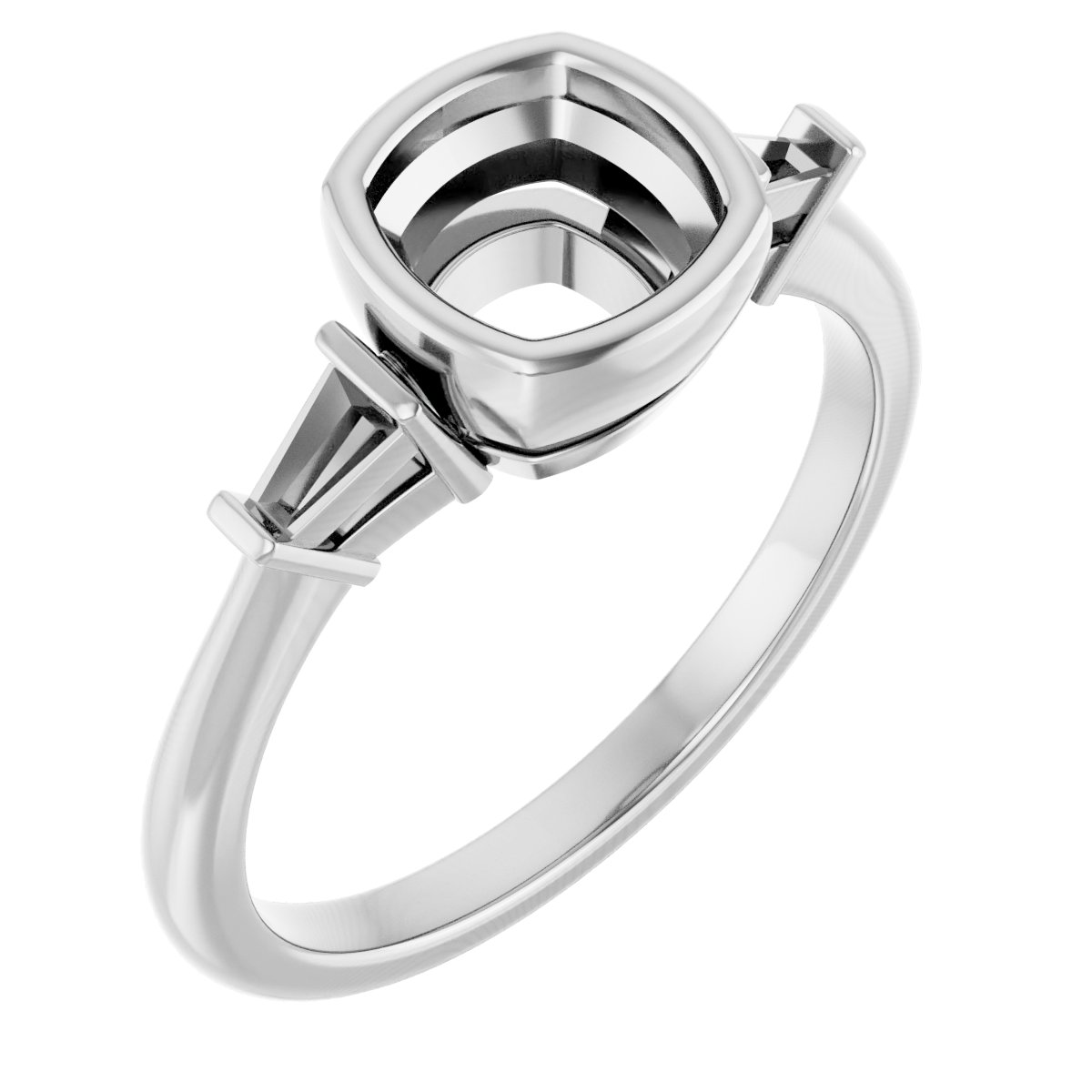 Bezel-Set Engagement Ring