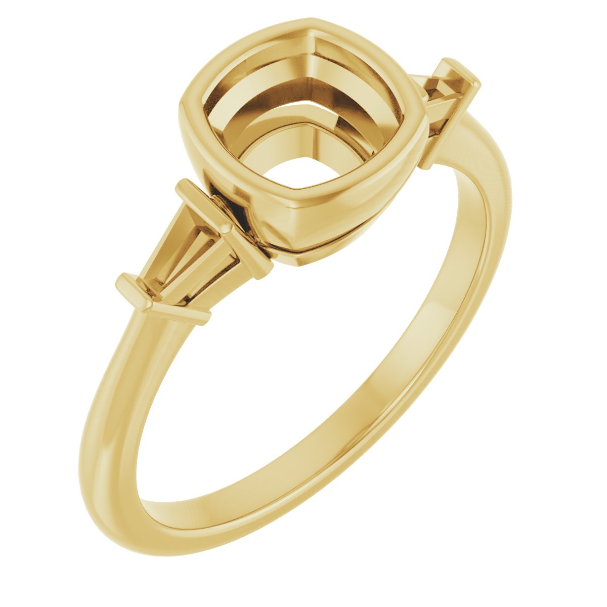 Bezel-Set Engagement Ring