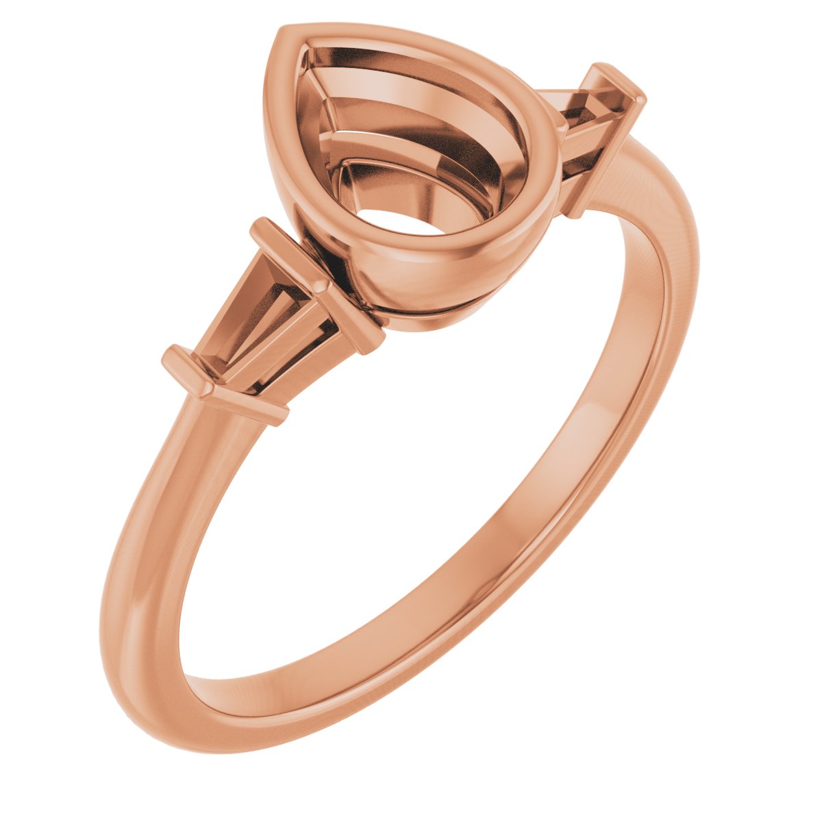 Bezel-Set Engagement Ring